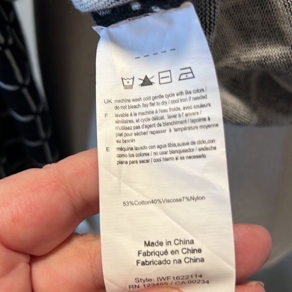 IMNYC black and white button cardigan - Picture 4 of 5